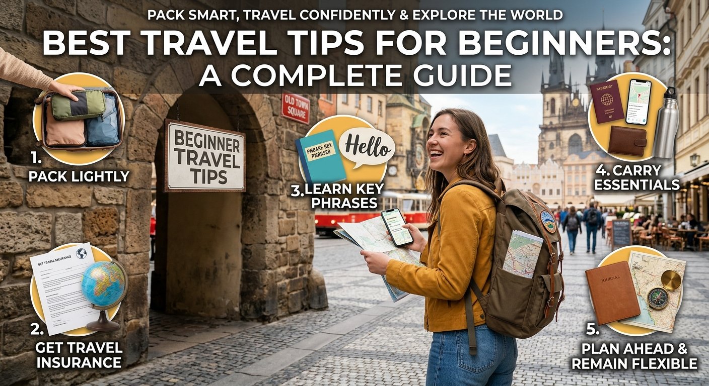 Best Travel Tips for Beginners: A Complete Guide to Traveling with Confidence
